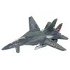 LEAN TOYS Avião militar caça motorizado Moro luzes sons mix
