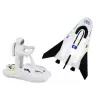 LEAN TOYS Space Mission Conjunto espacial Foguetão Astronauta Nave espacial 5 peças