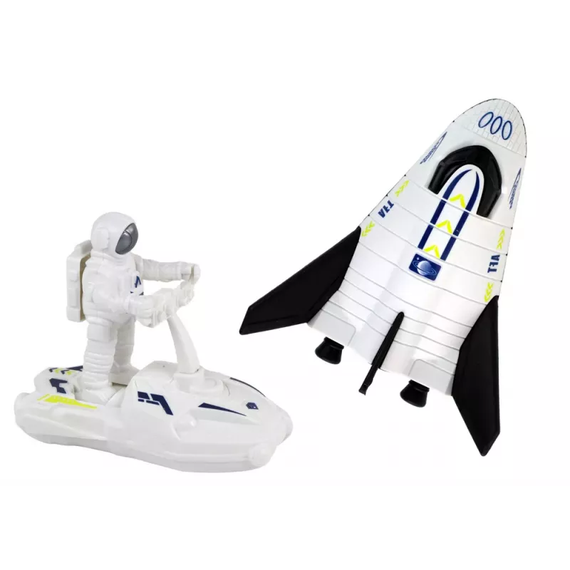 LEAN TOYS Space Mission Conjunto espacial Foguetão Astronauta Nave espacial 5 peças