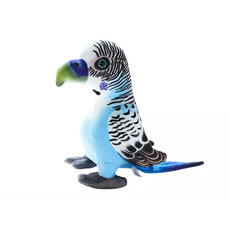 LEAN TOYS Papagaio-azul de peluche mascote 20 cm