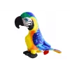 LEAN TOYS Papagaio-amarelo de peluche mascote 20 cm