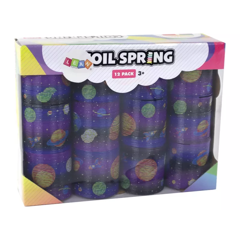 LEAN TOYS Bola anti-stress motivo planeta primavera roxo 6 cm