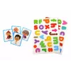 LEAN TOYS Conjunto de puzzle magnético educativo com quadro multifunções, 100-120 peças, motivo animal, quadro branco e quadro de ardósia de dupla face, caixa de armazenamento de madeira, a partir dos 3 anos