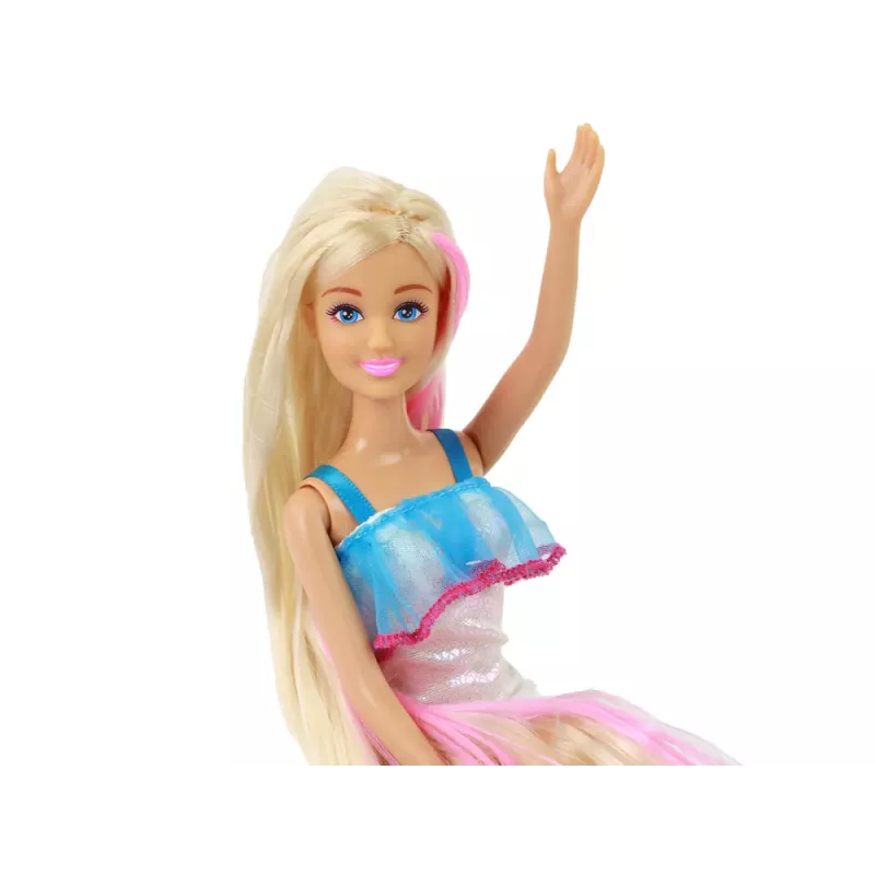 LEAN TOYS Bonecas Anlily cabelo loiro comprido penteados styling