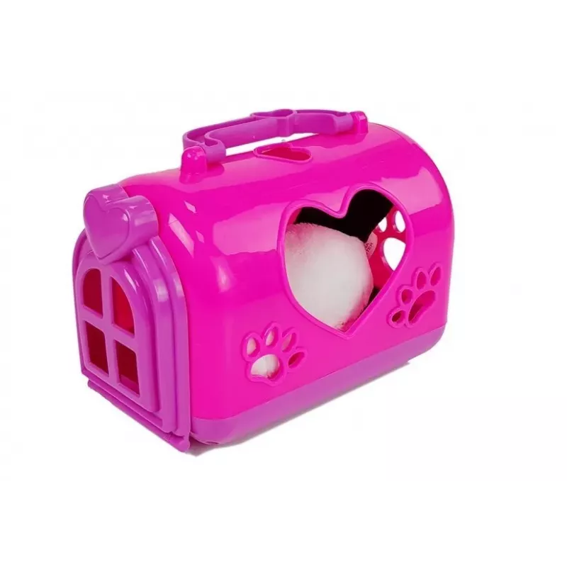 LEAN TOYS Pequeno Panda com transportador Mascote peluche interativo