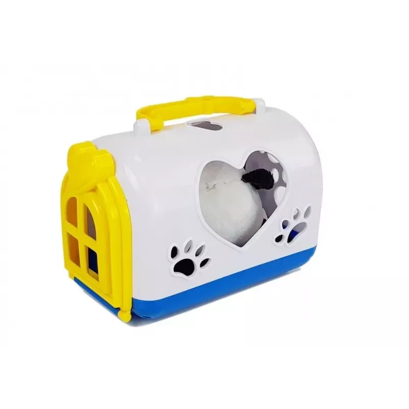 LEAN TOYS Pequeno Panda com transportador Mascote peluche interativo