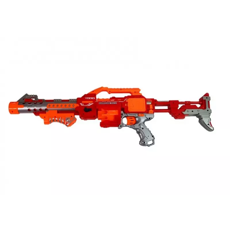 LEAN TOYS Espingarda de dardos de espuma com alvo rotativo 66 cm