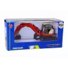 LEAN TOYS Escavadora metálica com braço grande 1:50 modelo em die-cast