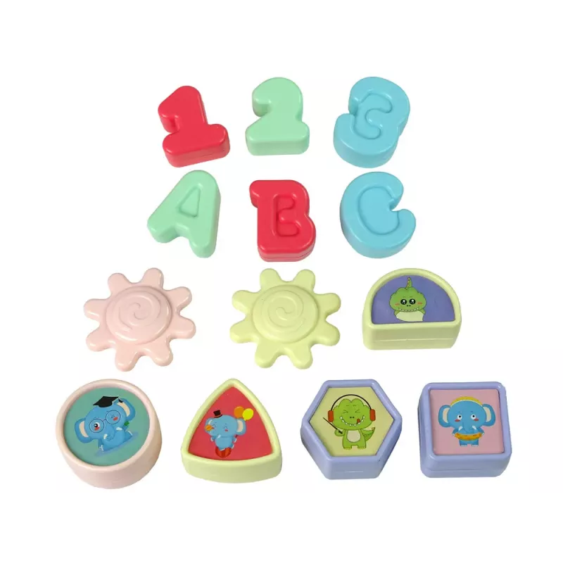 LEAN TOYS Telefone interativo classificador para aprender formas, números e piano