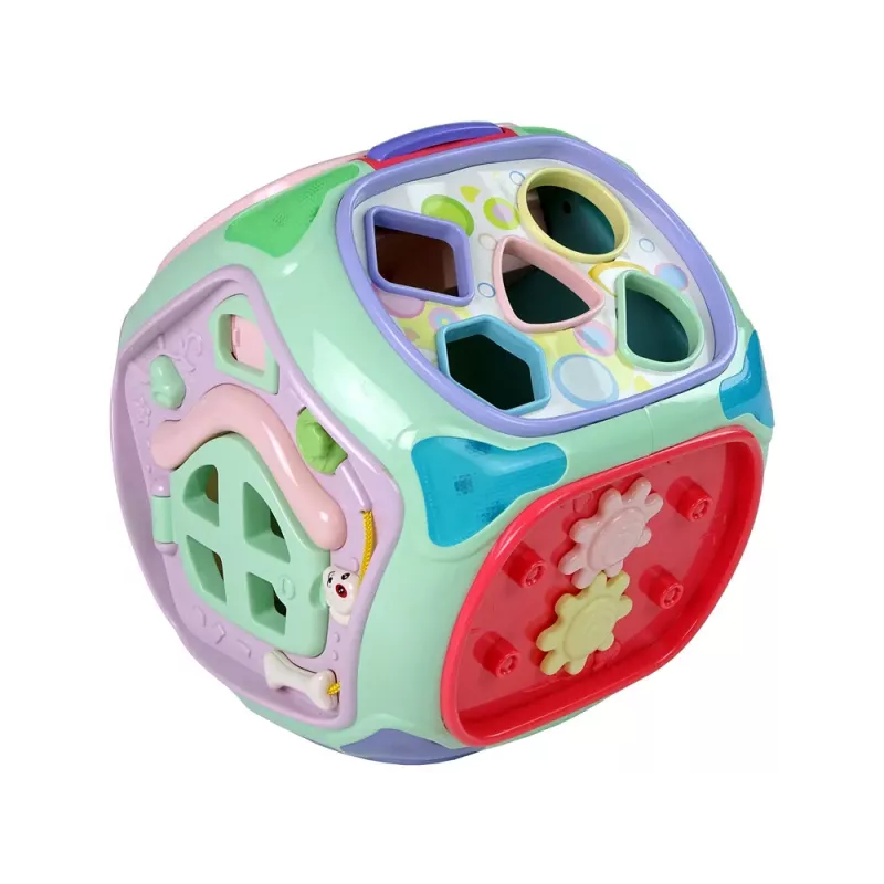LEAN TOYS Telefone interativo classificador para aprender formas, números e piano