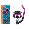 Bestway Conjunto de mergulho Máscara com snorkel rosa 24070