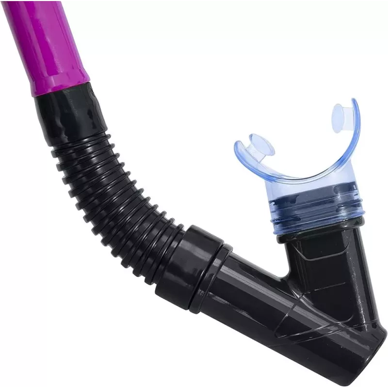 Bestway Conjunto de mergulho Máscara com snorkel rosa 24070