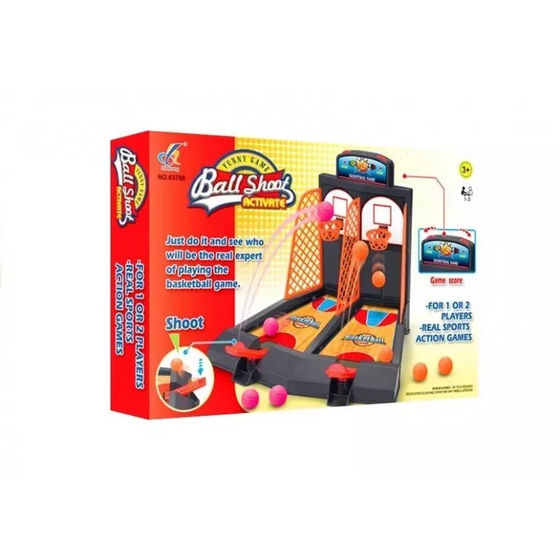 LEAN TOYS Mini Basquetebol - Jogo arcade