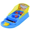 LEAN TOYS Jogo arcade de basquetebol com lançador de bolas