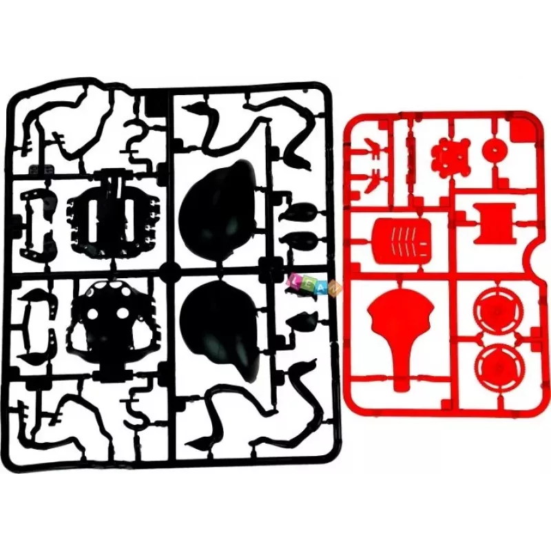 LEAN TOYS Kit aranha movida a água salgada criativo DIY preto