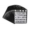 LEAN TOYS Conjunto de jogo de Bingo metálico Cartões reutilizáveis Máquina de lotaria