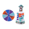 LEAN TOYS jogo arcada pinguim bolas torre deslizante bolas