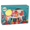 LEAN TOYS piano educativo teclas instrumentos borboletas painel musical educativo