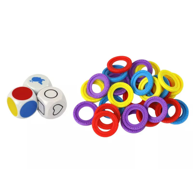 LEAN TOYS jogo de tabuleiro de lógica para reflexos e perceção