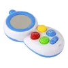 LEAN TOYS telefone interativo infantil azul com luz, som e espelho