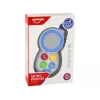 LEAN TOYS telefone interativo infantil azul com luz, som e espelho