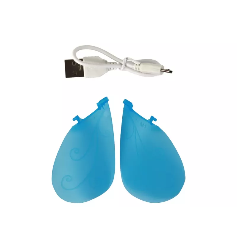 LEAN TOYS boneca fada voadora mágica azul controlada com a mão