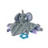 LEAN TOYS Elefante Peluche Brinquedo de Peluche Cobertor Tubos Morder Rassel