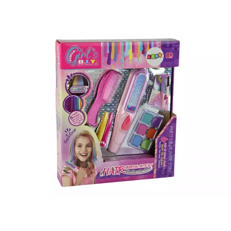 LEAN TOYS Conjunto de Cabeleireiro Conjunto de Beleza Acessórios