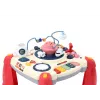 LEAN TOYS Mesa de Aprendizagem Interativa Painel Infantil Piano Space Vermelho