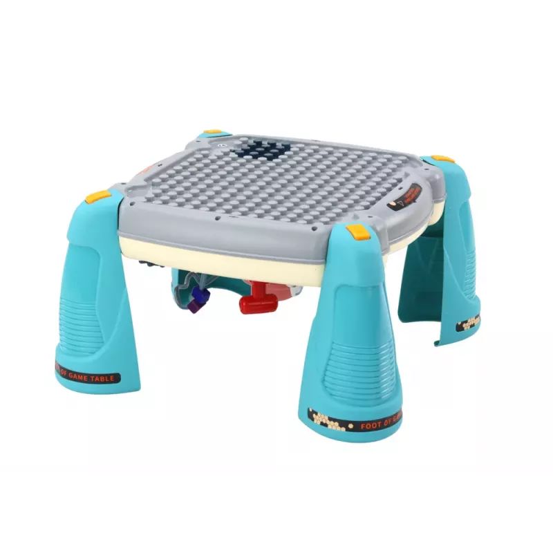 LEAN TOYS Mesa de Aprendizagem Interativa Painel Infantil Piano Space Azul