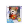 LEAN TOYS Urso de Peluche Urso Interativo Laranja a Brincar 23 cm