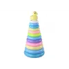 LEAN TOYS Puzzle Pirâmide Pato 12 Círculos 39cm x 17.5cm x 17.5cm