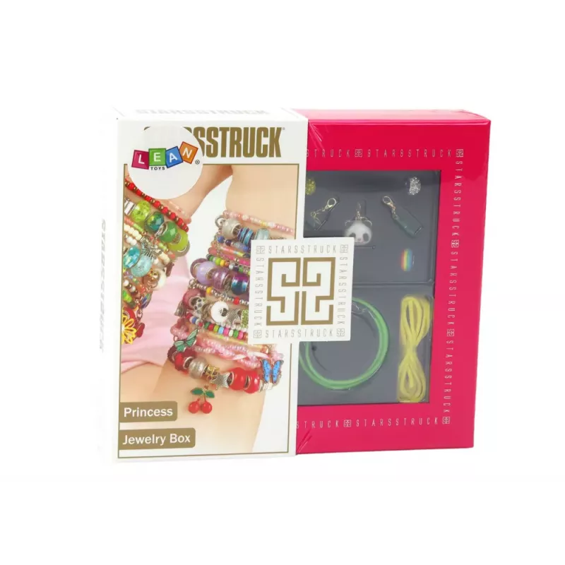 LEAN TOYS Conjunto para Criar Pulseiras de Joias, Contas e Pingentes