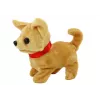 LEAN TOYS Cão de Peluche Interativo Bege