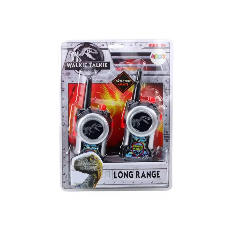 LEAN TOYS Walkie-Talkie Rastreador de Dinossauros Alcance 30-80m