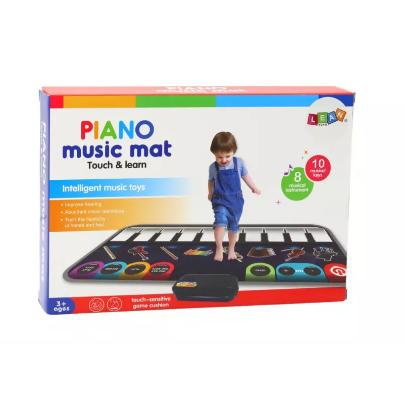 LEAN TOYS Tapete Musical Educativo Piano Instrumentos Musicais