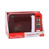 LEAN TOYS Brinquedo Micro-ondas, Micro-ondas Vermelho, Acessórios