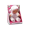 LEAN TOYS Boneca Bebé Pequena, Roupa Branca, Chapéu, Laço, Orelhas