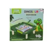 LEAN TOYS Quadro Magnético Educativo Puzzle de Dinossauro com Contas Verdes