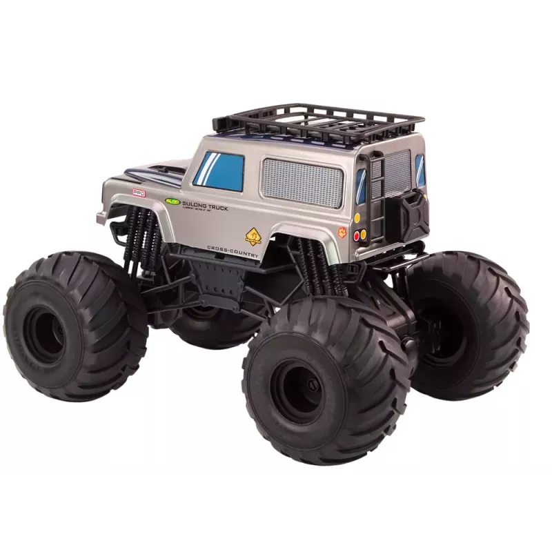 LEAN TOYS Grande SUV Off-Road com Controlo Remoto 2.4G RC 1:6 Cinzento