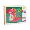 LEAN TOYS Puzzle Educativo 6em1 Cubo 6 Imagens Dinossauros 9 Elementos