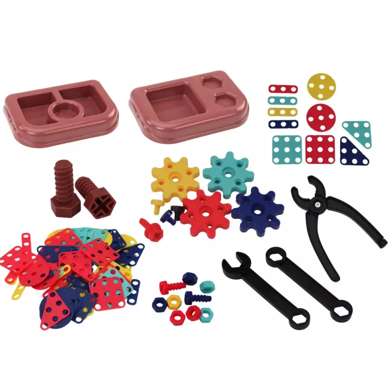 LEAN TOYS Puzzle de Construção 3D Blocos em Caixa DIY Desmontagem com Berbequim