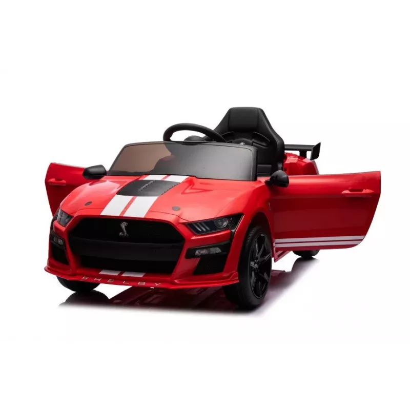 LEAN CARS Veículo a Bateria Ford Mustang GT500 Shelby Vermelho