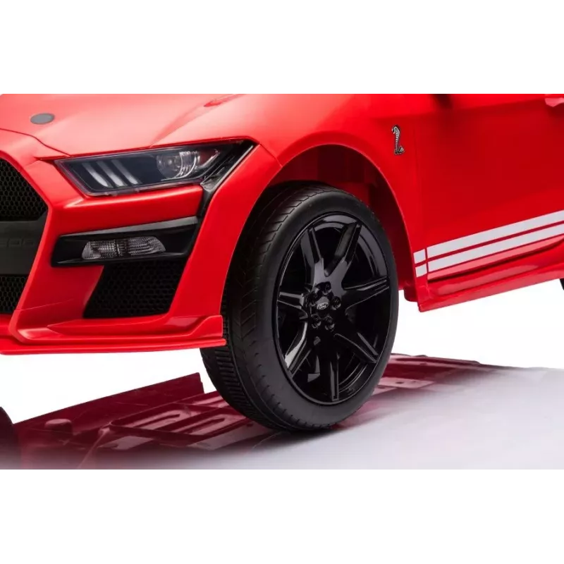 LEAN CARS Veículo a Bateria Ford Mustang GT500 Shelby Vermelho