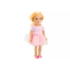 LEAN TOYS Boneca com Vestido de Tule, Rosa, Cabelo Loiro
