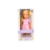 LEAN TOYS Boneca com Vestido de Tule, Rosa, Cabelo Loiro