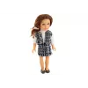 LEAN TOYS Boneca Steffi Love com Roupa Xadrez Elegante, Cabelo Castanho