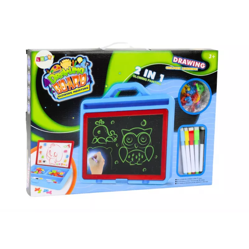 LEAN TOYS Quadro de Desenho Light Painting 2in1 Magnético