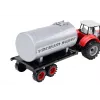 LEAN TOYS Trator Agrícola Escavadora com Cisterna Acionamento Vermelho