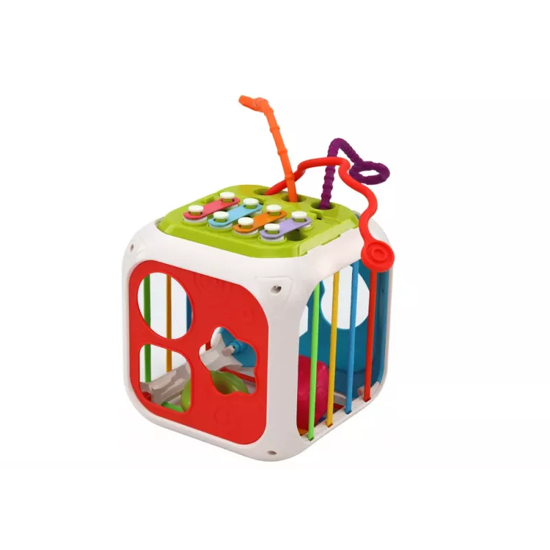 LEAN TOYS Cubo Educativo para Bebés Encaixe 7in1